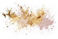 Gold abstract brush stroke backgrounds powder white background.
