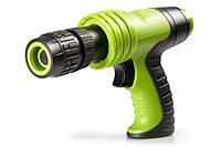 Garden hose nozzle toy white background technology.