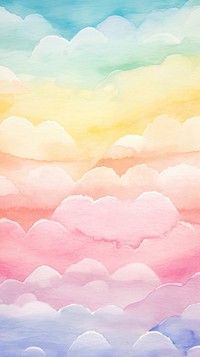 Minimal pastel wallpaper rainbow outdoors nature tranquility.