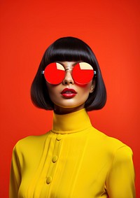 A woman wearing sunglasses portrait photography fashion.