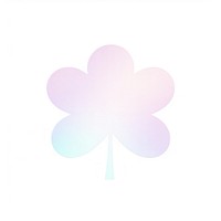 Clover leaf icon white background astronomy outdoors.