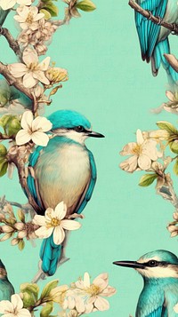 Bird flower animal art.