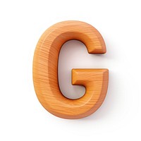 Letter G alphabet number font.