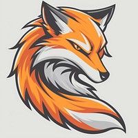 Fox Gaming Mascot logo fox animal mammal.