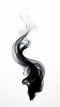 Abstract smoke black white background ethereal.