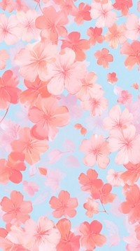 Floral pink and red backgrounds wallpaper flower.