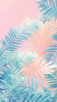 Palm leaves backgrounds outdoors pattern.