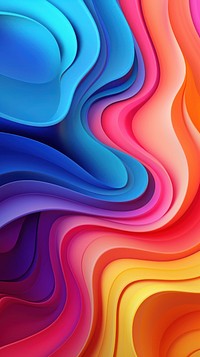 Smooth shape liquid wave gradient backgrounds abstract rainbow.