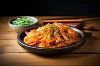 Korean kimchi dish table food meal.