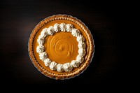 Pumpkin pie dessert food cake.