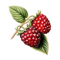 Berry raspberry fruit plant.