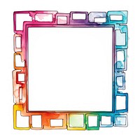 Rectangle crystal frame design backgrounds rectangle white background.