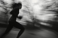 Woman jogger running jogging adult.