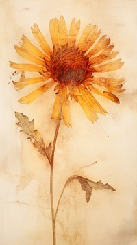 Blanketflower sunflower painting petal.