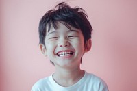 Kid laughing smiling smile.
