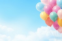 Balloon background backgrounds tranquility anniversary.