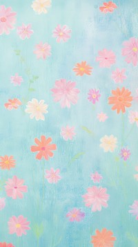 Flower wallpaper backgrounds painting pattern.