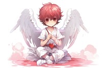 Child angel anime representation accessories.