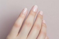 Woman nail manicure finger hand.