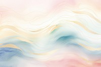 Pastel color watercolor wave background backgrounds painting creativity.