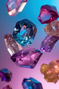 Photo of gemstones backgrounds amethyst jewelry.