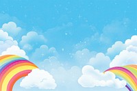 Rainbow sky kids background backgrounds outdoors nature.