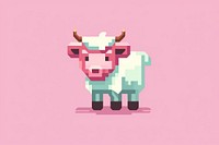 Beef pixel livestock animal cattle.