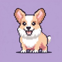 Corgi dog pixel chihuahua mammal animal.