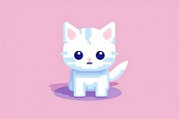 Kitten pixel animal mammal cute.