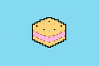 Pancake pixel confectionery creativity pixelated.