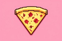Pizza pixel shape freshness pepperoni.