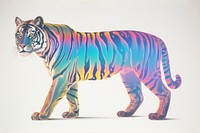 A tiger art wildlife animal.