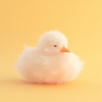 3d render of duck poultry animal yellow.