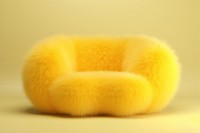 Sofa fluffy wool relaxation furniture softness.