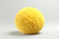 Lemon fluffy wool yellow dandelion softness.