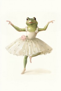 Frog amphibian dancing animal.