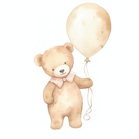 Teddy bear balloon cute toy.