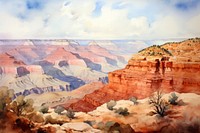 Grand canyon background landscape mountain outdoors.