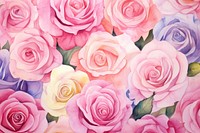 Plain roses background backgrounds painting pattern.