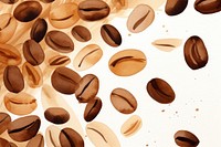 Coffee beans backgrounds food freshness.