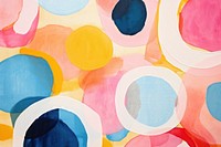 Circle backgrounds abstract painting.