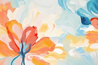 Flowers backgrounds abstract painting.