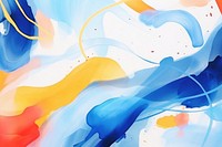 Blue backgrounds abstract painting.