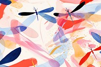 Dragonflies backgrounds abstract pattern.