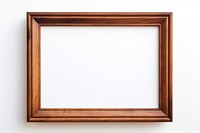 Brown wood frame backgrounds rectangle white background.