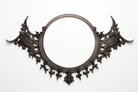 Iron moon frame necklace jewelry photo.