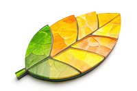 Mosaic tiles of mango shape plant leaf.