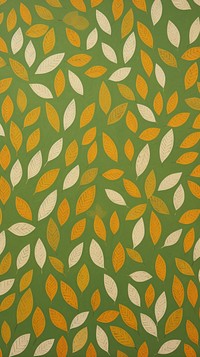 Big tea leaves pattern backgrounds wallpaper.
