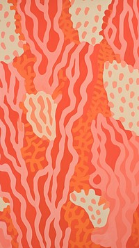 Big jumbo corals pattern backgrounds wallpaper.