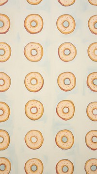Jumbo glazed doughnuts backgrounds pattern food.